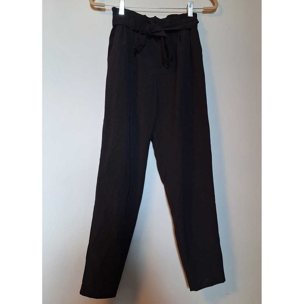 Love Ady Black Tapered Leg Trousers Size XS